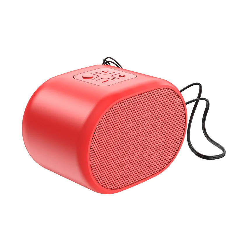 Creative Bluetooth speaker computer audio card red and black with TF card slot and charging cable