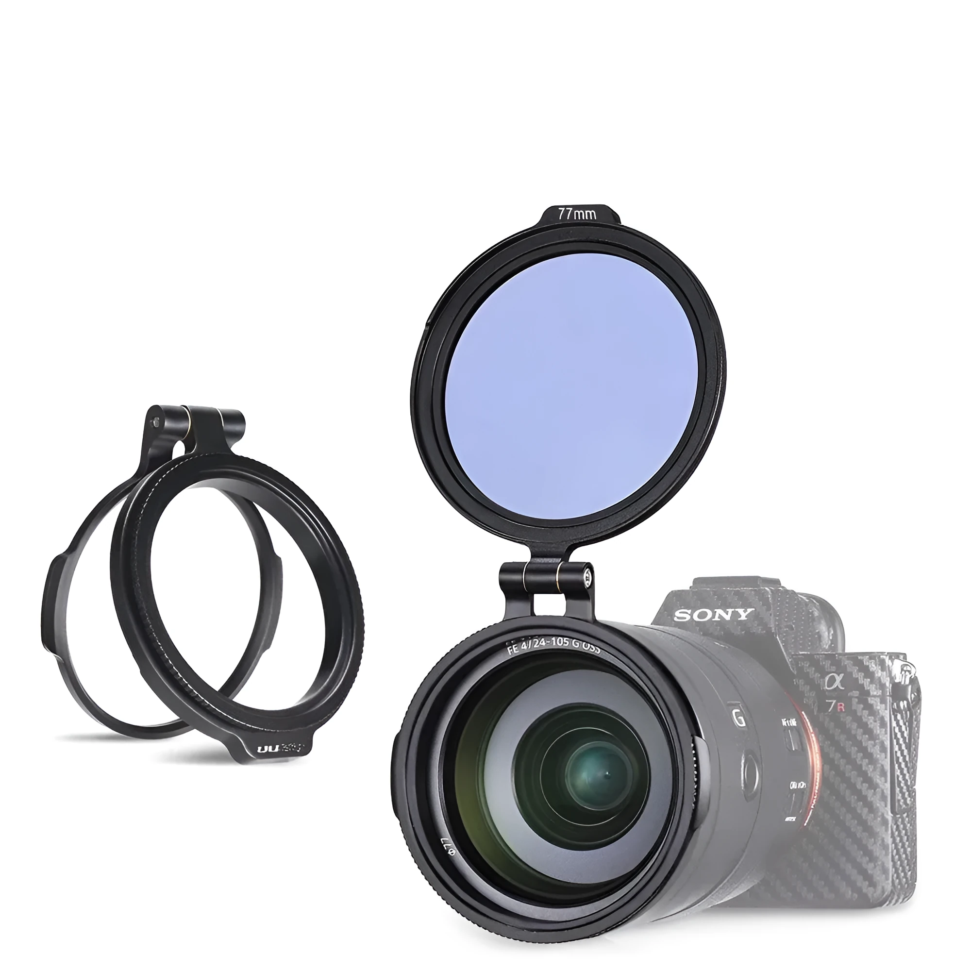 UURig RFS flip adapter ring mirror aluminium alloy bracket for quick NC filter switching with rotatable design
