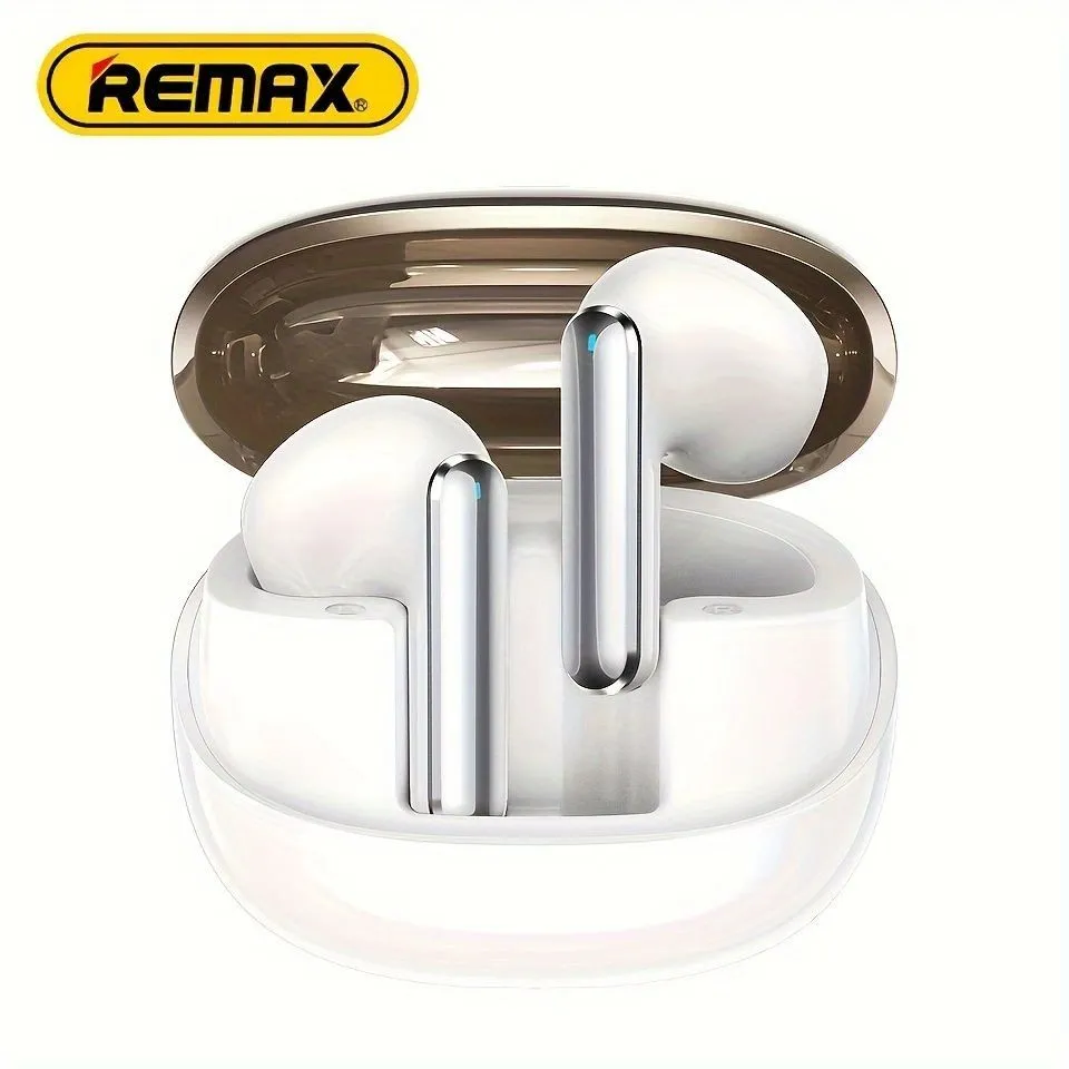 REMAX CozyBuds W13 ENC true wireless earbuds in Blue Purple and White with dual-mic noise canceling