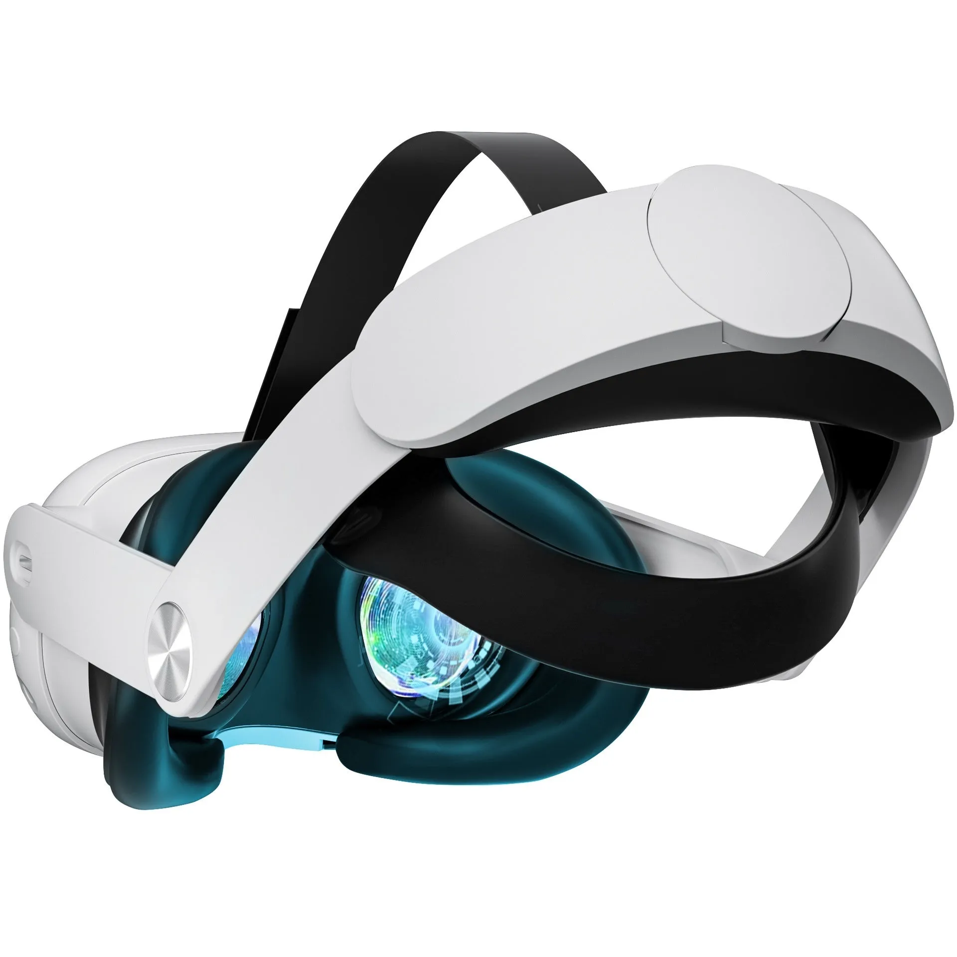 Meta Quest 3 head wear accessory with 18W fast charge 10000mAh battery in ABS material headband design as shown in picture