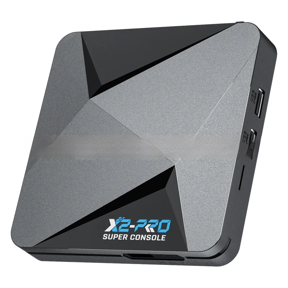 Home Video Three System Integrated Game Set-top Box X2 Pro with wireless controllers and HD cable
