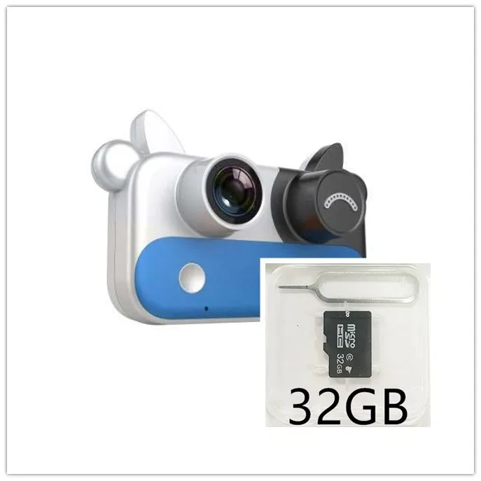 X13 Pirate Ship children's camera in blue with 2.4-inch screen and buttons