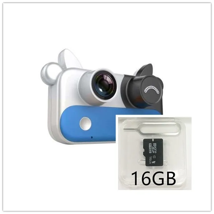 X13 Pirate Ship children's camera in blue with 2.4-inch screen and buttons