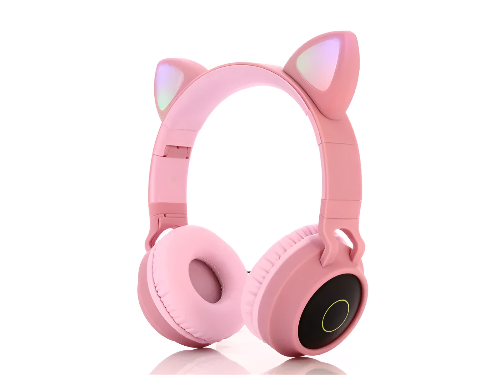 Cartoon cat ears wireless Bluetooth gaming headset in various colours with head-mounted design