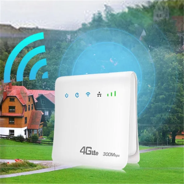 300Mbps 2.4G wireless router with firewall for home and Android, compact design 119x116x20mm