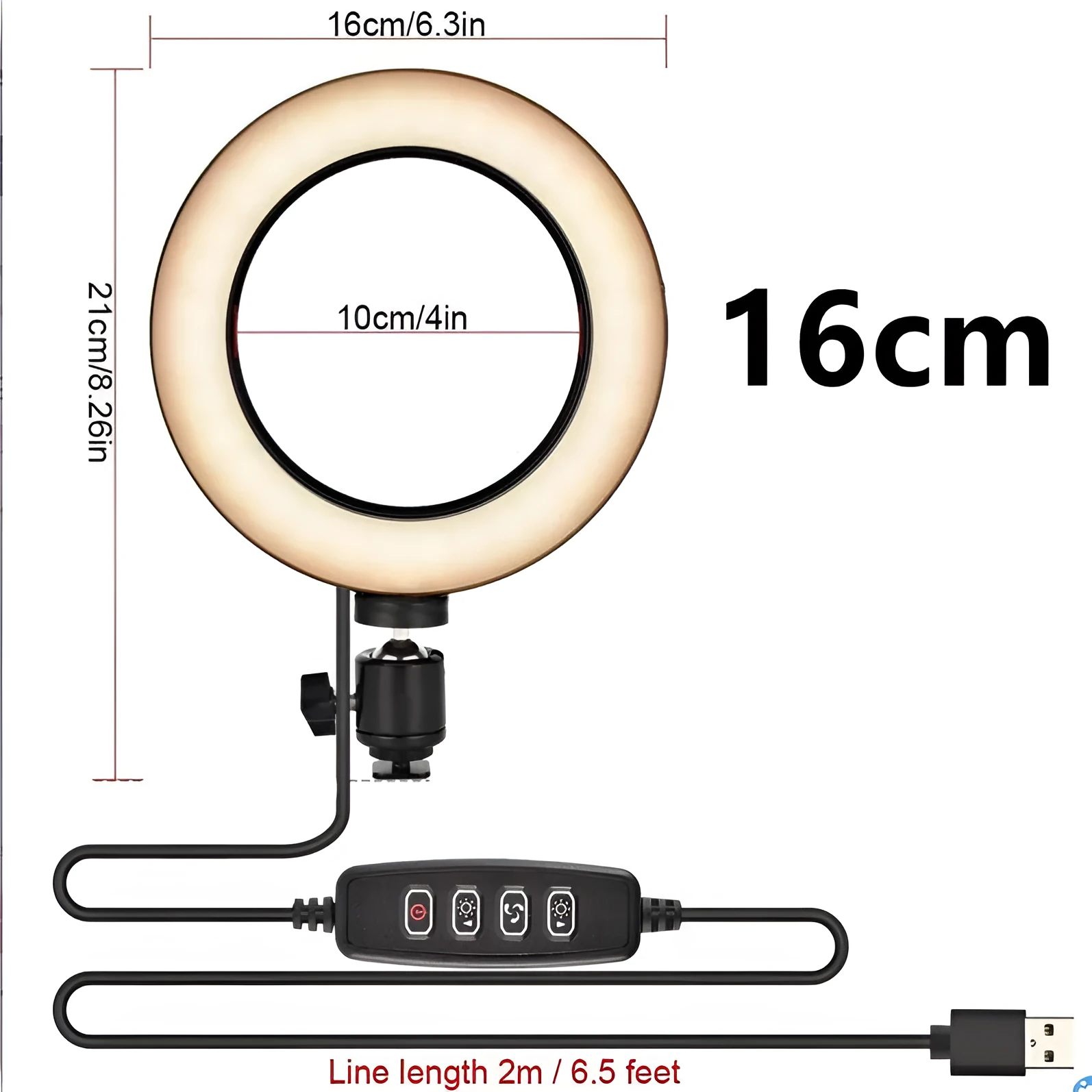Adjustable live mobile phone stand extended to full height on a desk.