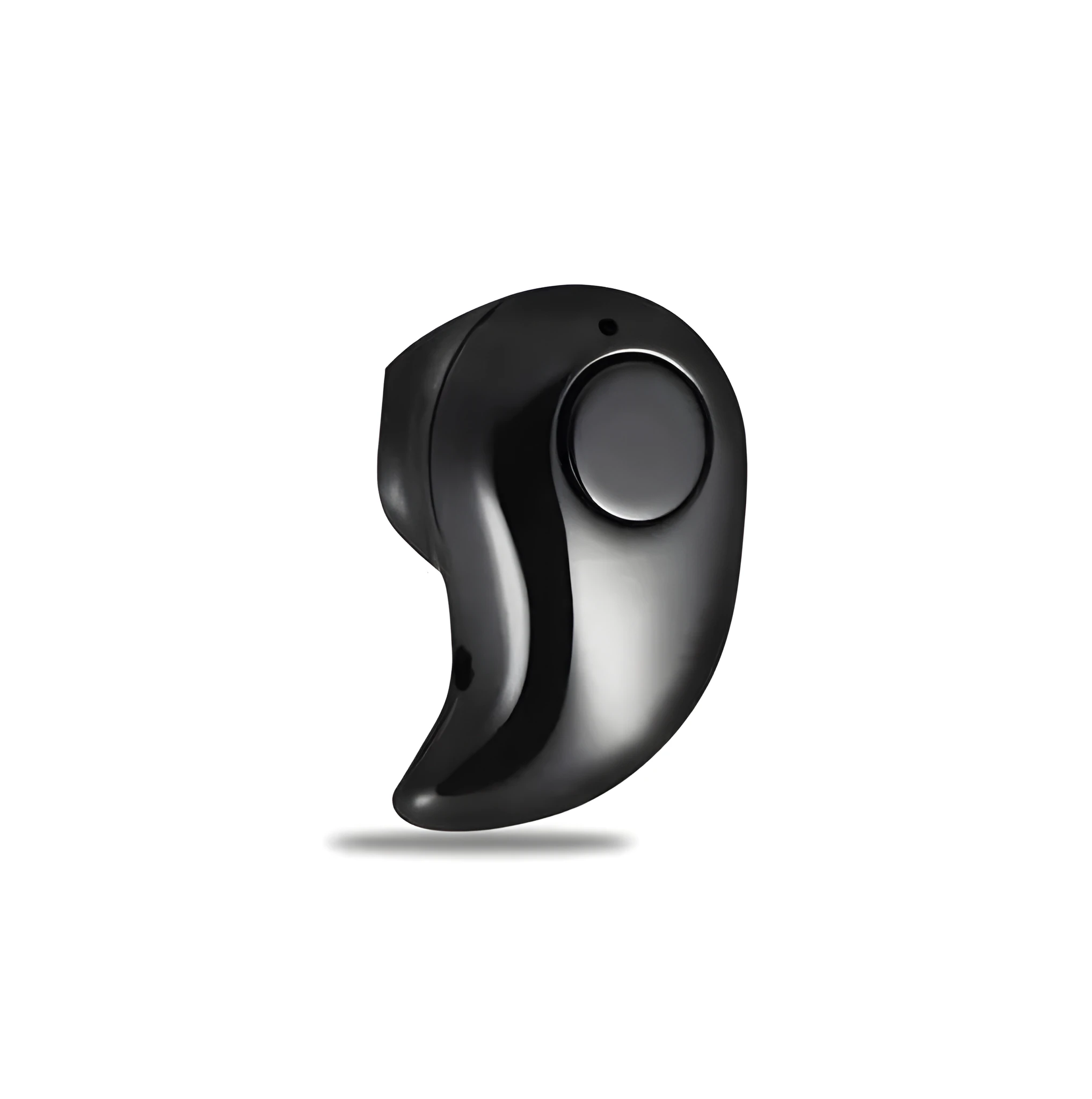 Smart super mini wireless earphone in black, size 30mm x 18mm x 15mm, Bluetooth 4.0 in-ear style