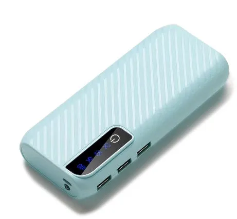 20000mAh portable mini power bank in multiple colours with compact dimensions