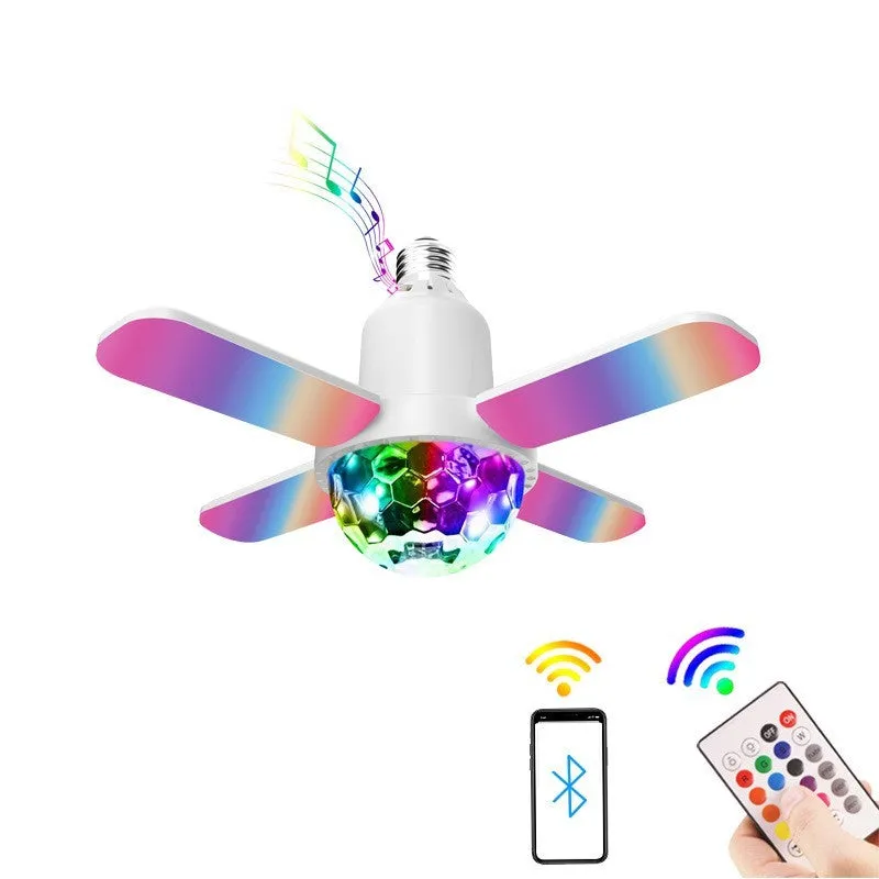 Colorful Music Bulb Bundy entertainment atmosphere lamp with remote control, 24W E27 LED, 145x84mm PP body