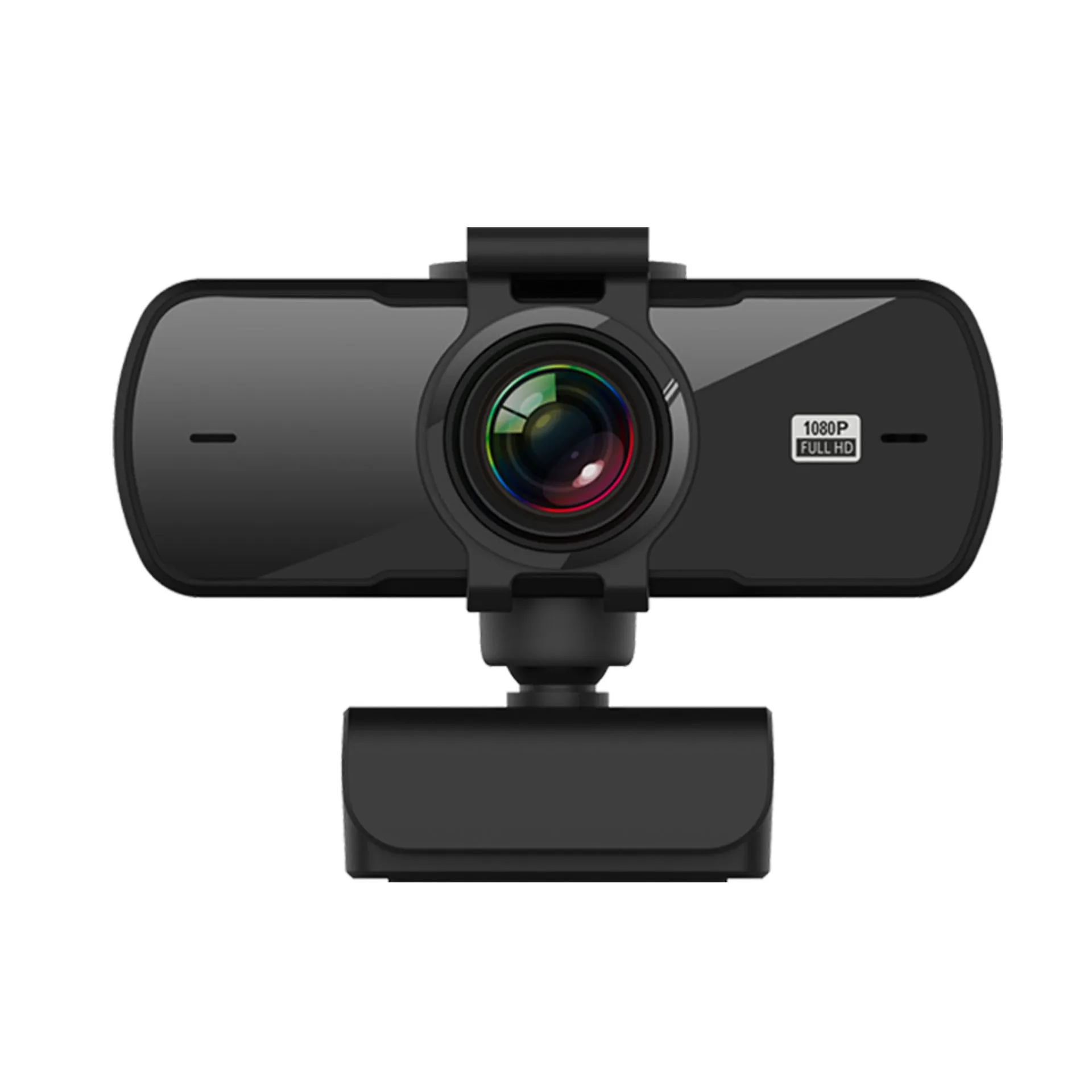 USB webcam with 4MP CMOS sensor, auto focus, built-in microphone, USB 2.0, black plastic, 90g