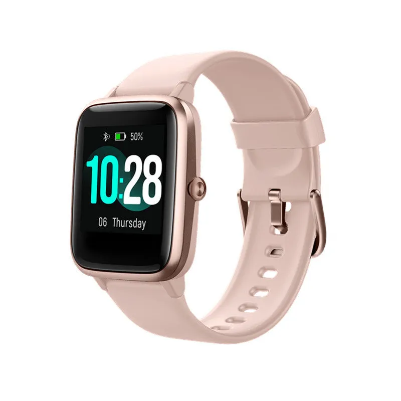205L heart rate waterproof bracelet in black with touch controls and health monitoring features