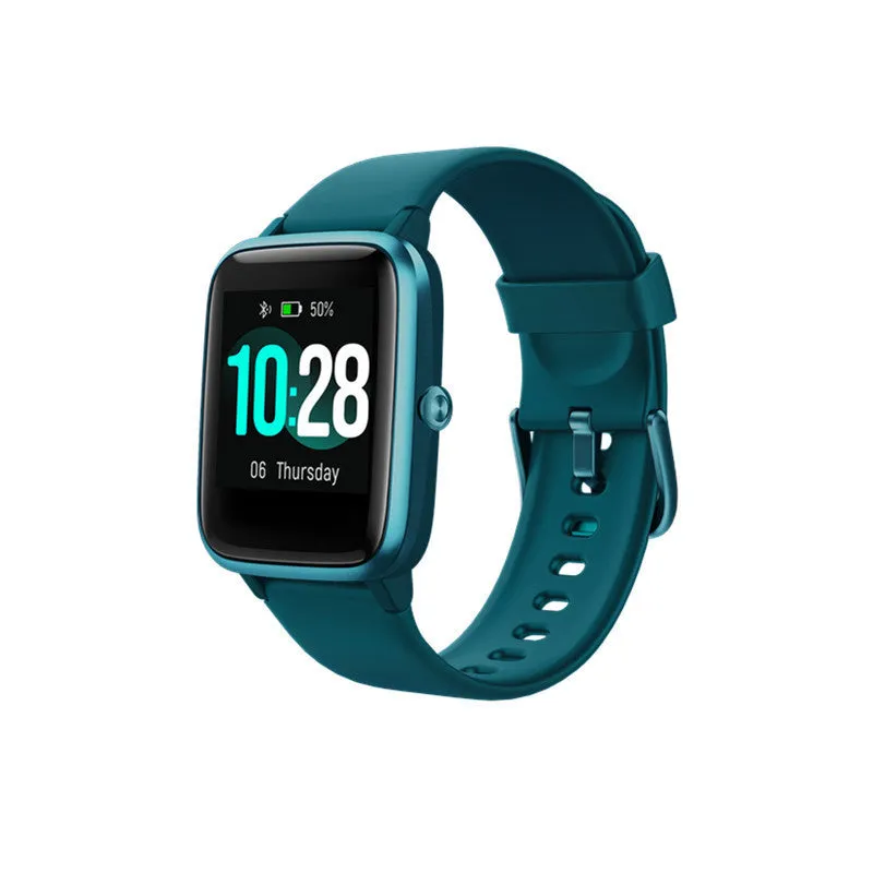 205L heart rate waterproof bracelet in black with touch controls and health monitoring features
