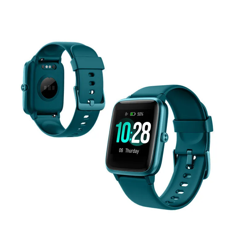 205L heart rate waterproof bracelet in black with touch controls and health monitoring features