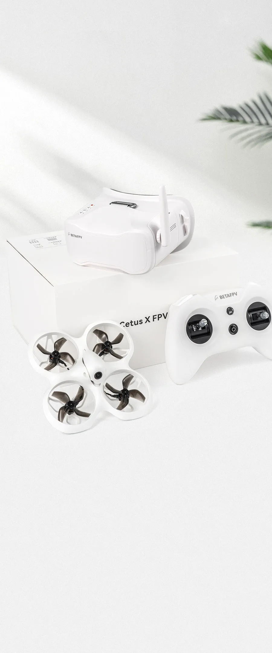 First Vision HD Education UAV indoor crossing machine Cetus X ELRS plastic drone for teenagers