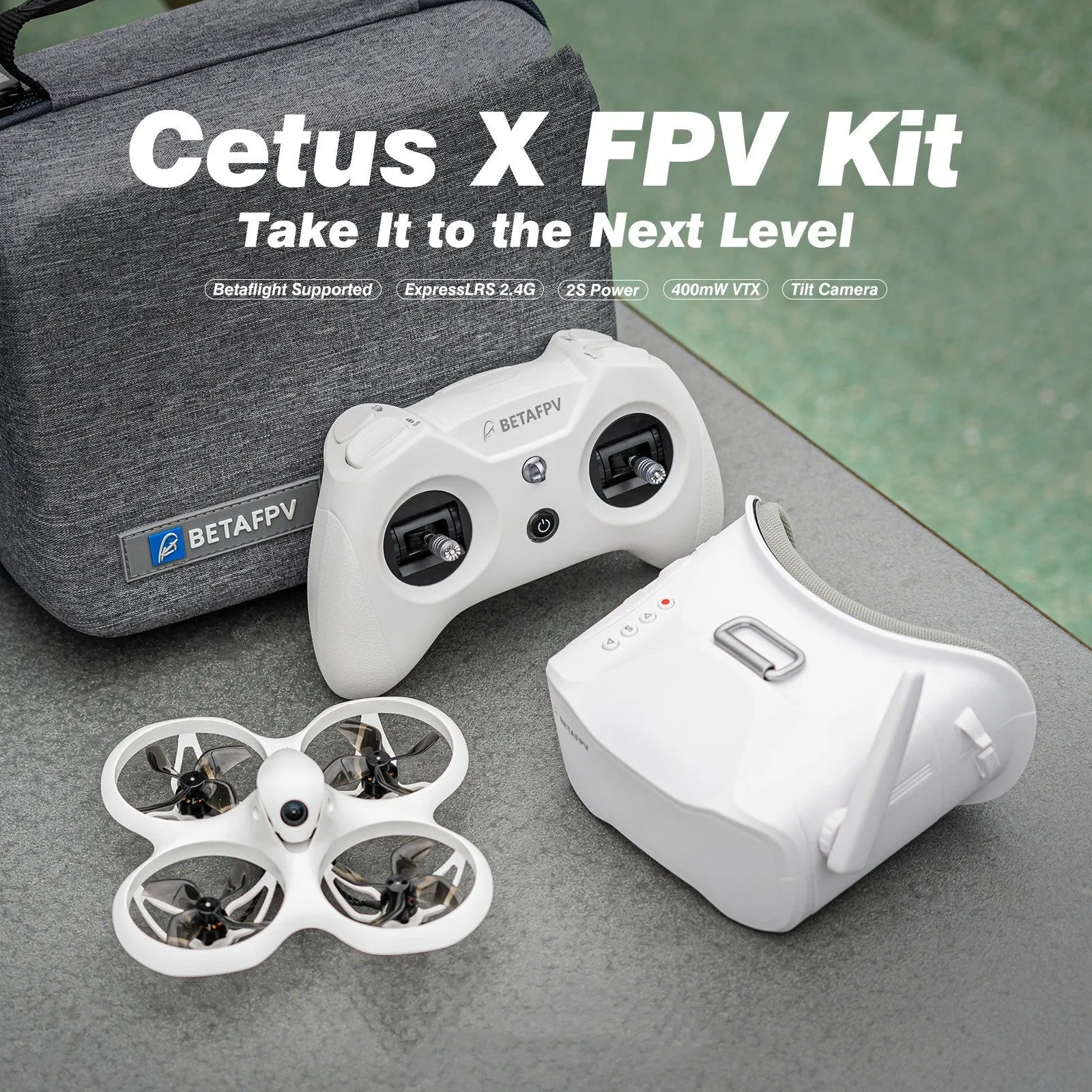 First Vision HD Education UAV indoor crossing machine Cetus X ELRS plastic drone for teenagers