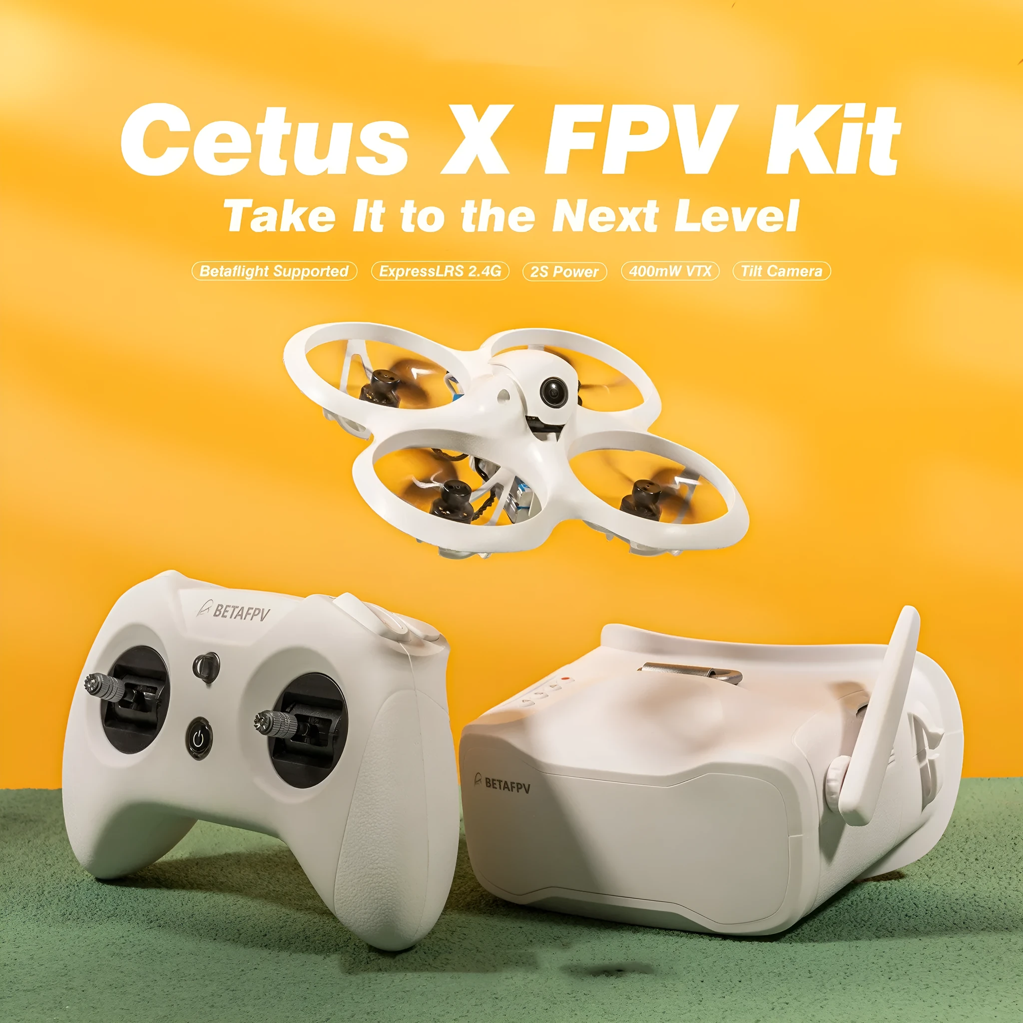 First Vision HD Education UAV indoor crossing machine Cetus X ELRS plastic drone for teenagers