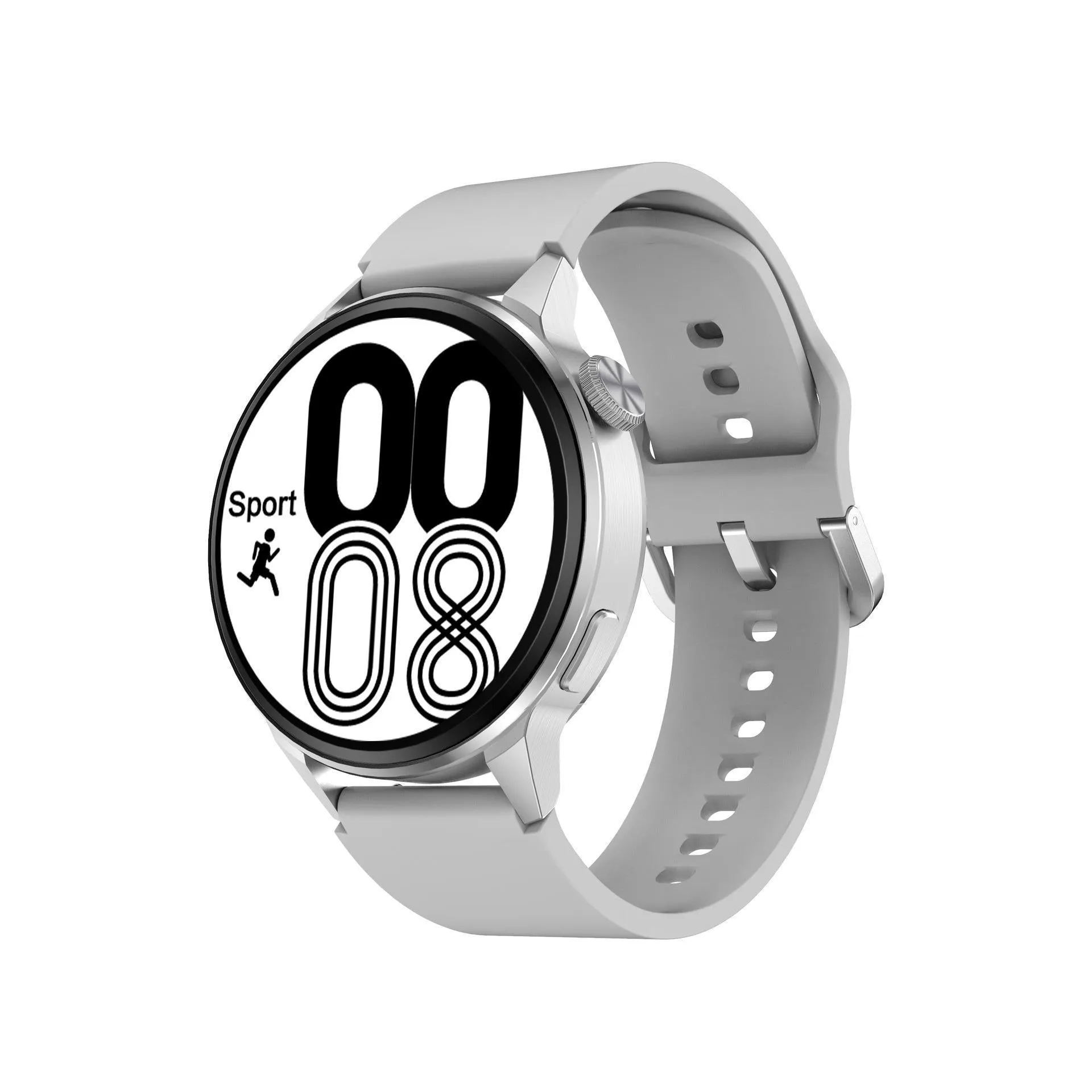 Fashionable smartwatch with Bluetooth calling and wireless charging on wrist showing 1.36-inch TFT screen