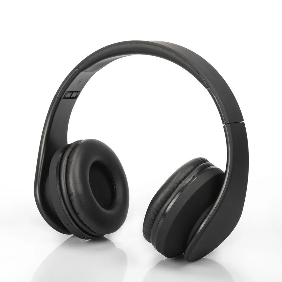 Wireless Bluetooth headset bilateral stereo black red over-ear headphones IPX3 waterproof