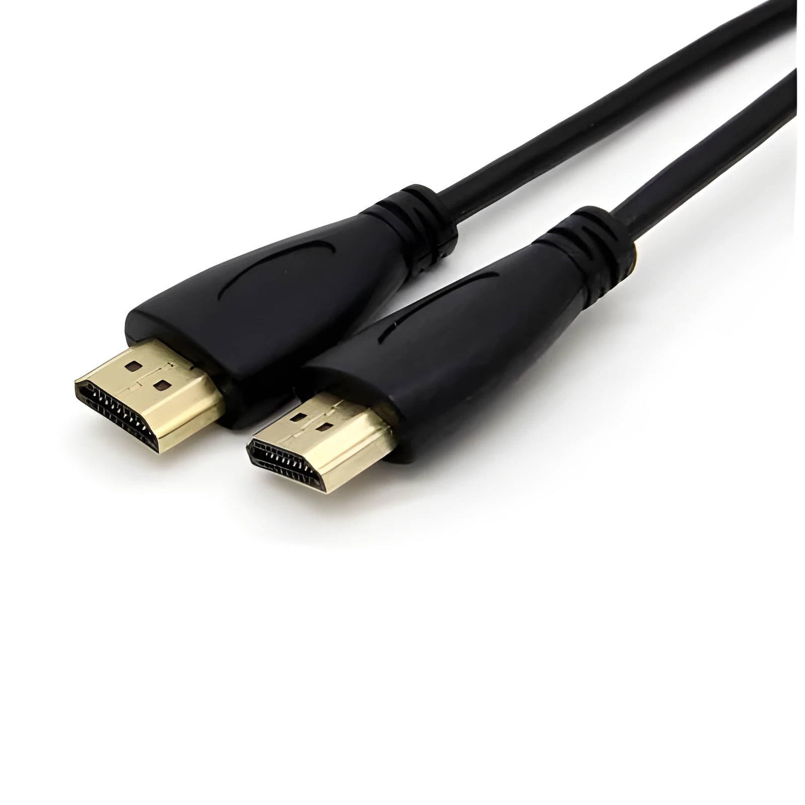 Black HDMI to HDMI cable 3 metres with gold-plated connectors for 4K and 3D devices