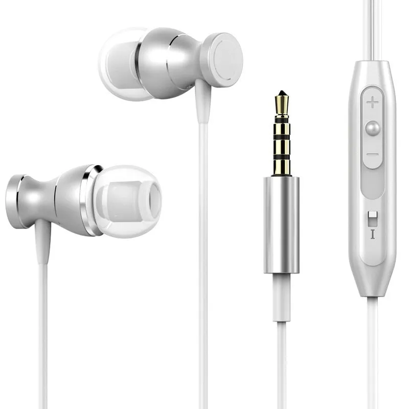 Maiwan universal bass music in-ear earphones with TPE cable and 3.5mm plug, 10mm driver, black colour option