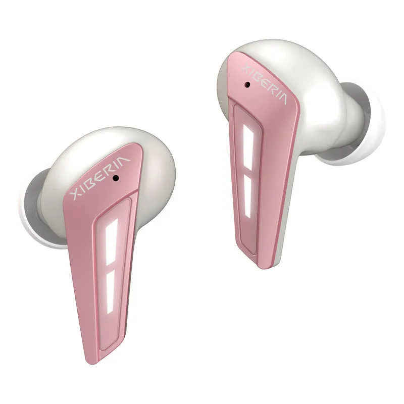 W2 True Wireless Gaming Bluetooth Headset in Grey with USB Type-C charging port