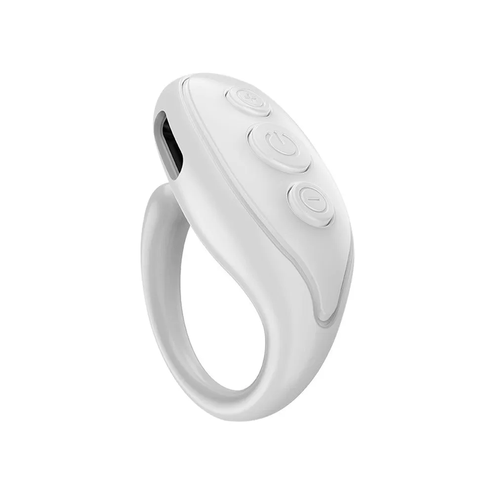 Bluetooth remote control for mobile phone camera, V5.3 chip, 50mAh battery, ABS plastic, black