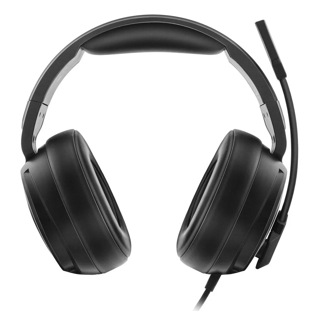 Siberian V20 gaming headset in black plastic with 50mm speaker and 7-colour light vibration
