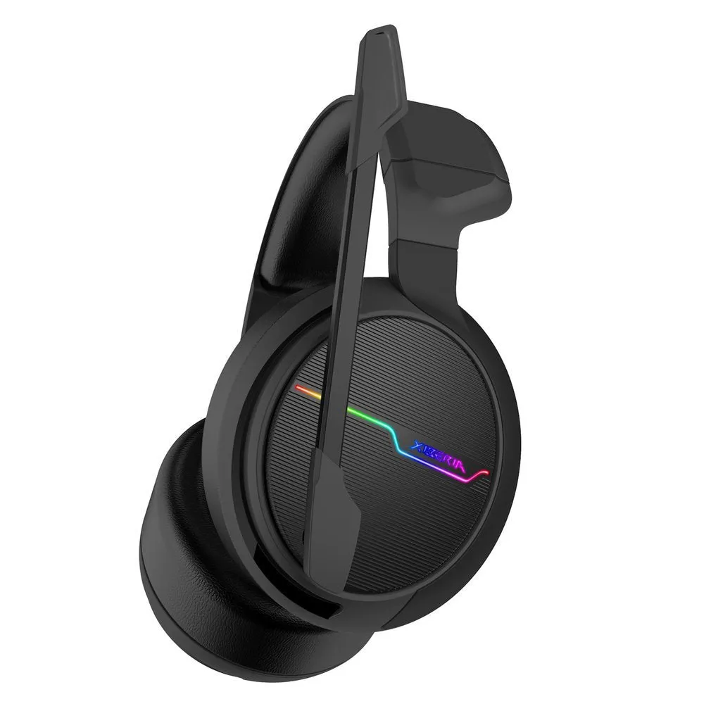Siberian V20 gaming headset in black plastic with 50mm speaker and 7-colour light vibration