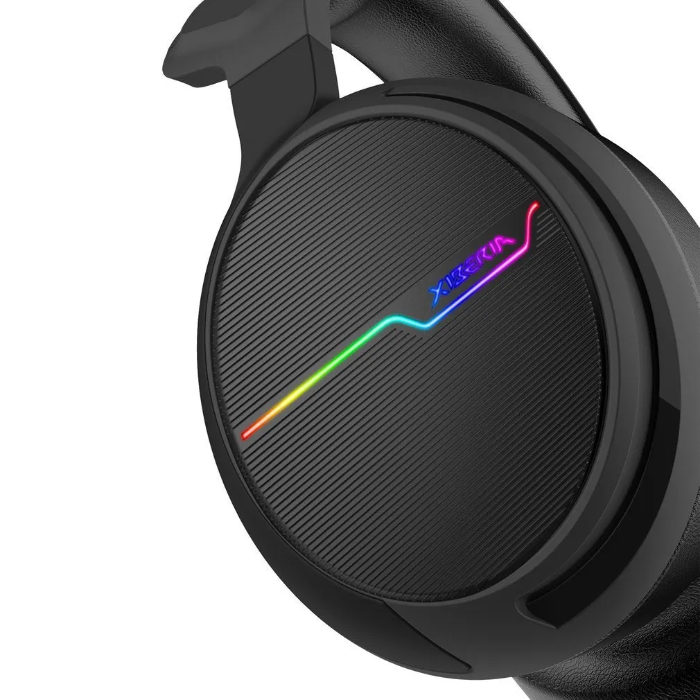 Siberian V20 gaming headset in black plastic with 50mm speaker and 7-colour light vibration
