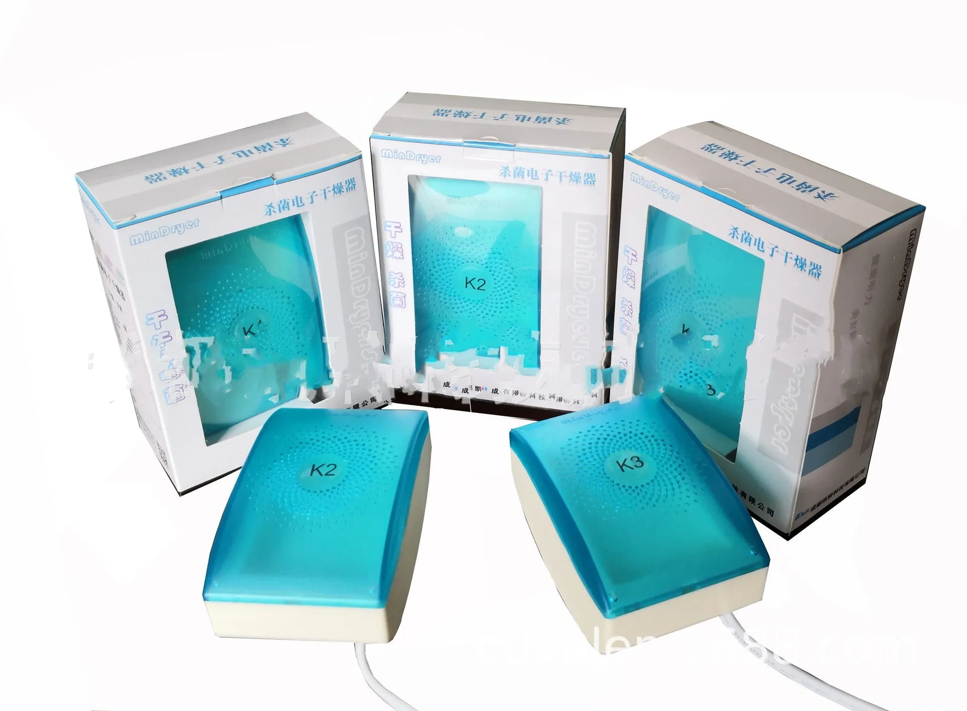 UV Electronic Dryer K3 for hearing aid maintenance with sterilisation and drying functions