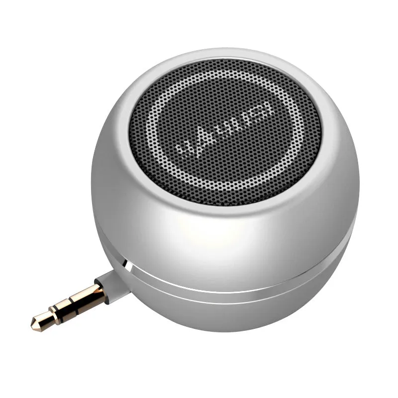 A5 portable mini Bluetooth speaker in blue with ABS case on outdoor table