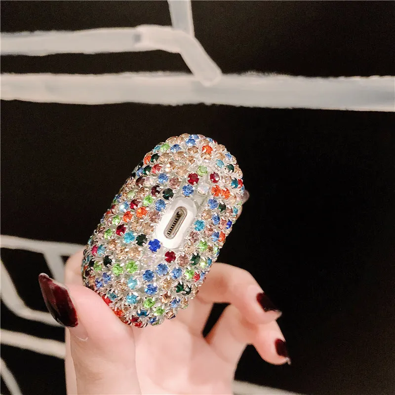 Multicolour TPU protective sleeve for Apple AirPods, back cover view