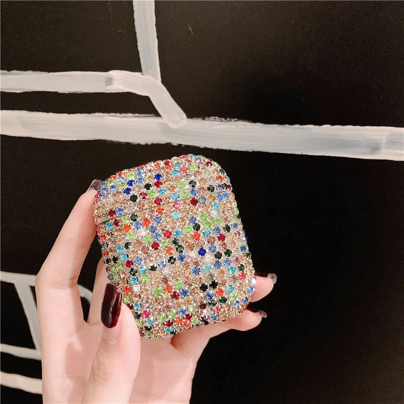 Multicolour TPU protective sleeve for Apple AirPods, back cover view