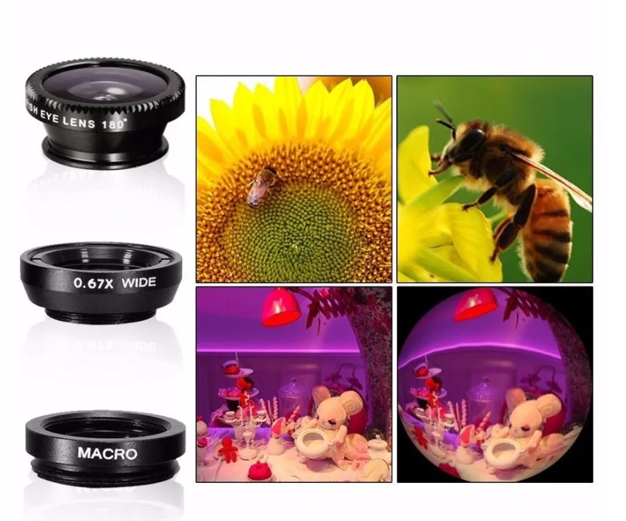 12-in-1 photography kit for smartphone with 8X zoom telephoto lens, tripod, and clips