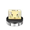 3A fast charging magnetic data cable with interchangeable heads, TPE material, black colour, 0.9 metres