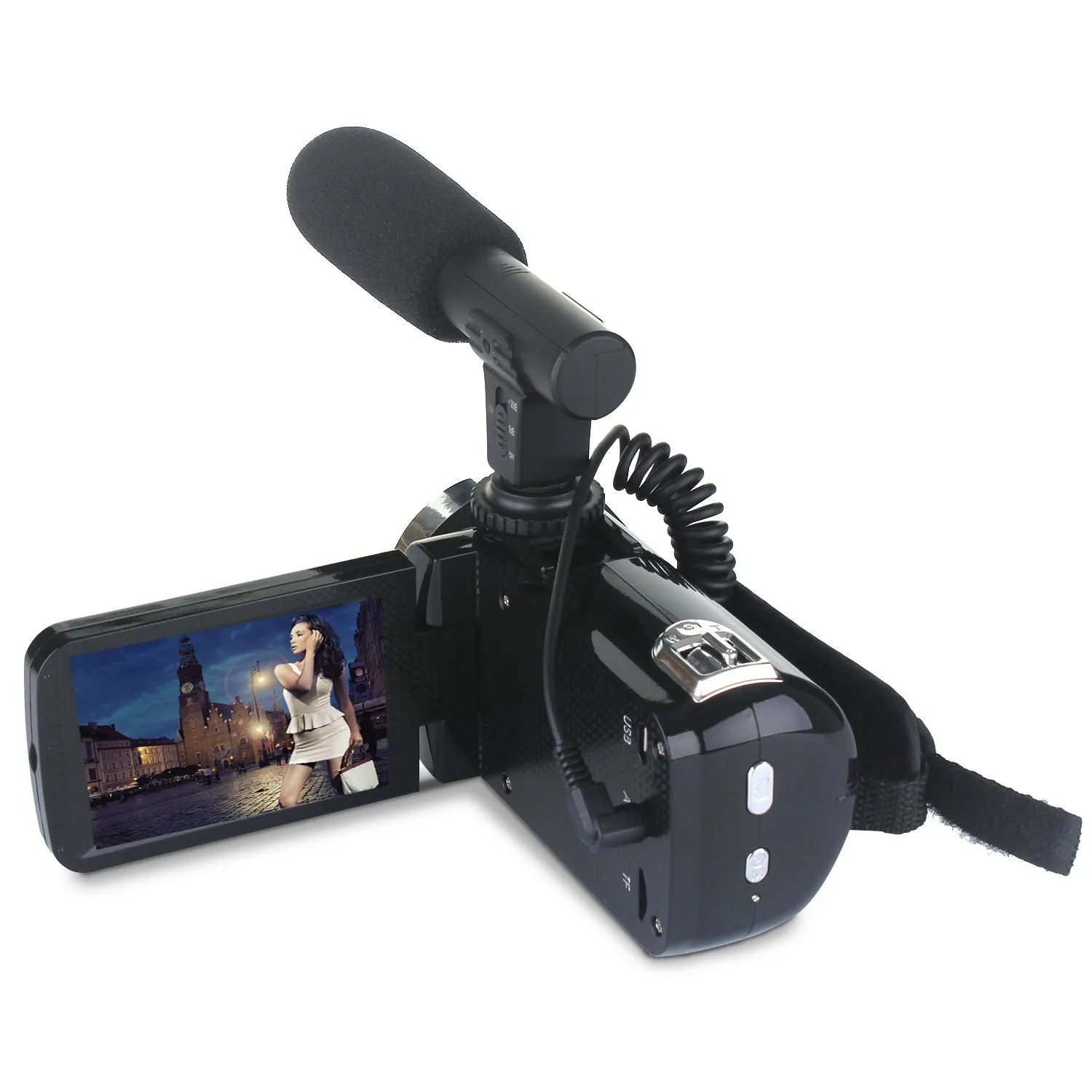 24MP digital camera with 3.0 inch LCD screen, 18x digital zoom, fixed lens