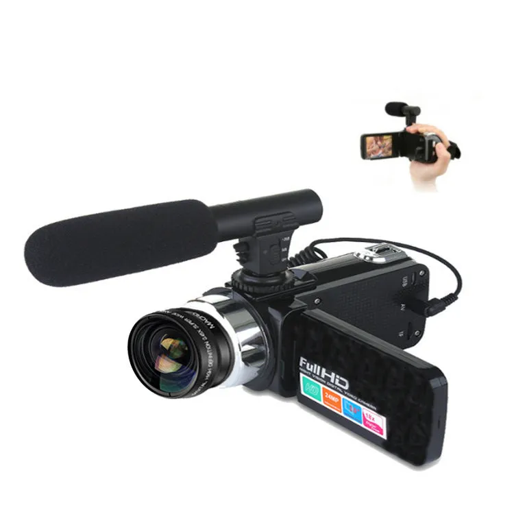 24MP digital camera with 3.0 inch LCD screen, 18x digital zoom, fixed lens