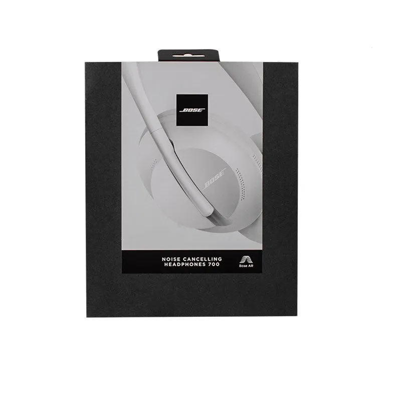 Wireless noise reduction bluetooth headset in Black with cushioned ear pads and adjustable headband