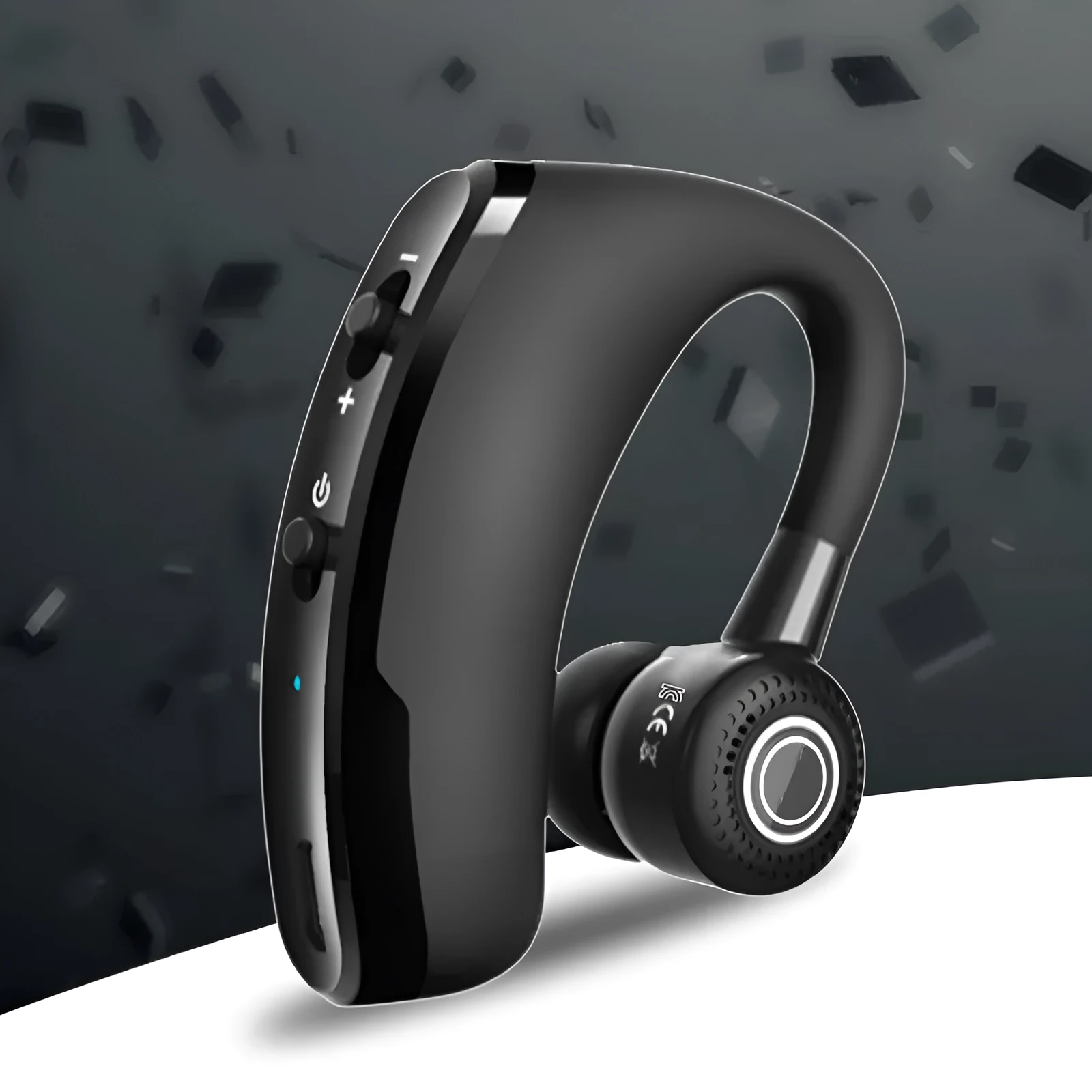 Business Bluetooth handsfree noise cancelling headset with rotating arm and portable storage box