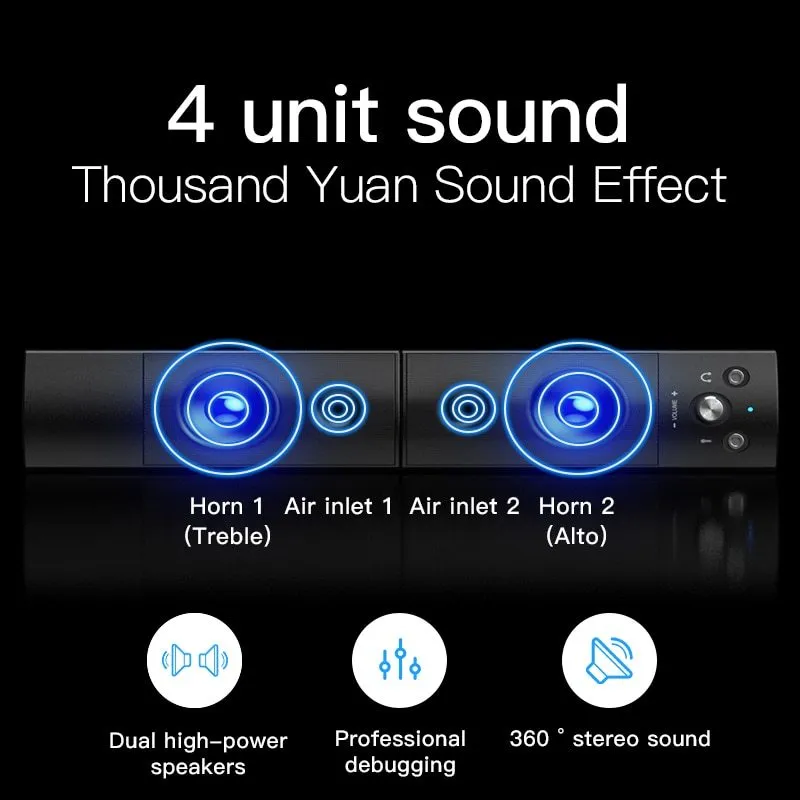 Small Bluetooth speaker subwoofer in phantom black with dual drivers and detachable design