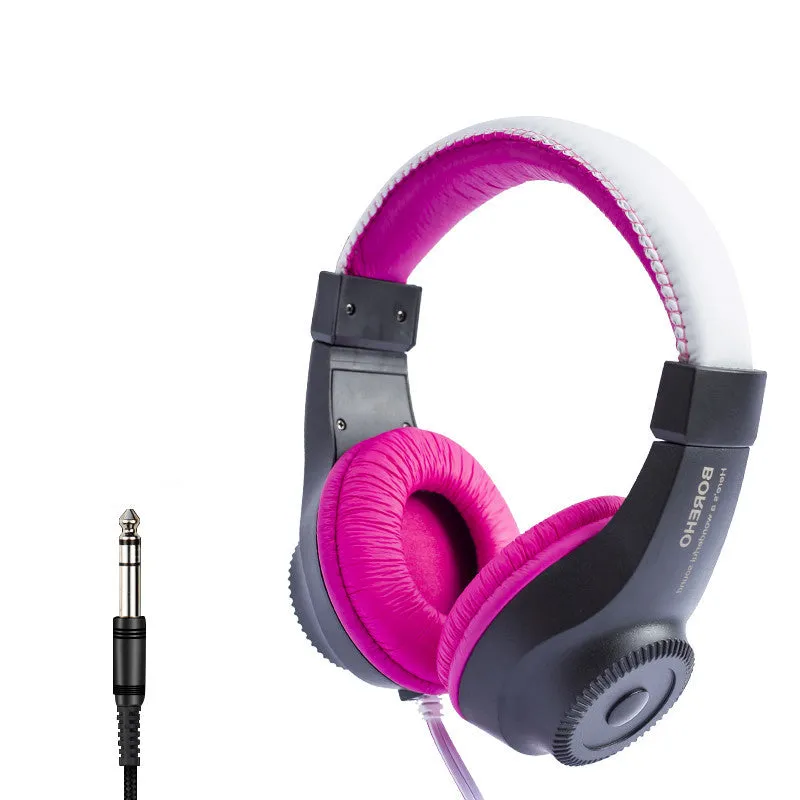 Electric piano headphones with 6.5mm plug in black, 40mm driver, 2.1m cable