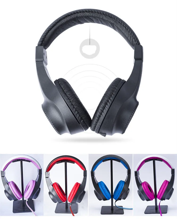Electric piano headphones with 6.5mm plug in black, 40mm driver, 2.1m cable