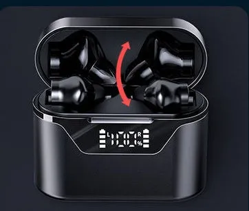 New TWS Bluetooth headset wireless binaural sports in-ear earbud waterproof long standby cool black