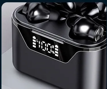 New TWS Bluetooth headset wireless binaural sports in-ear earbud waterproof long standby cool black