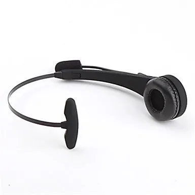 Black and silver Bluetooth headset with headband design for PS3 and mobile phone voice chat
