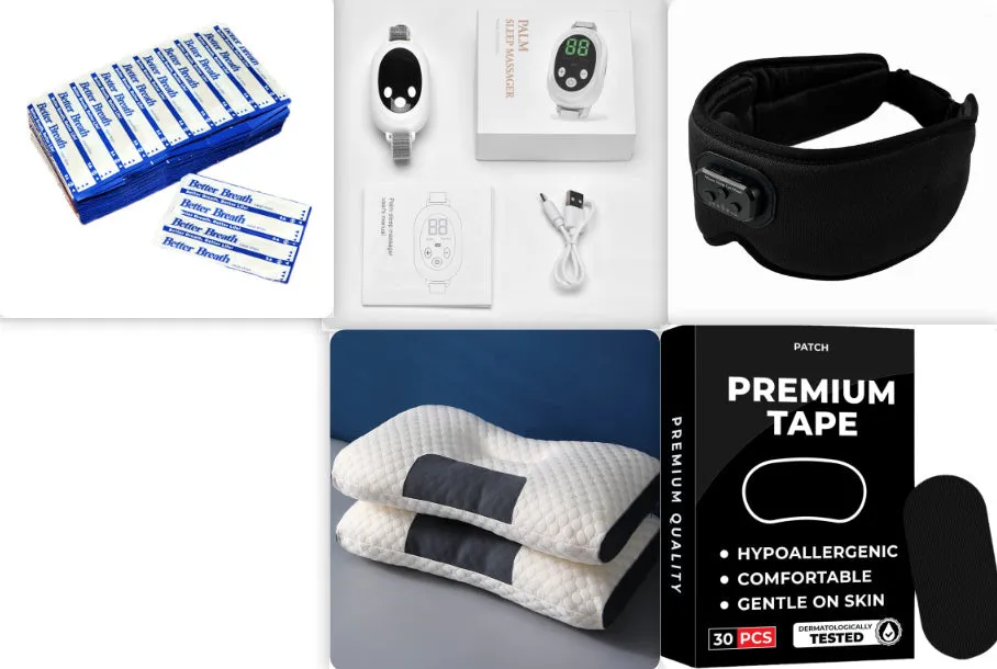 White sleep aid device with handheld remote control showing 20 gear settings and USB charging port