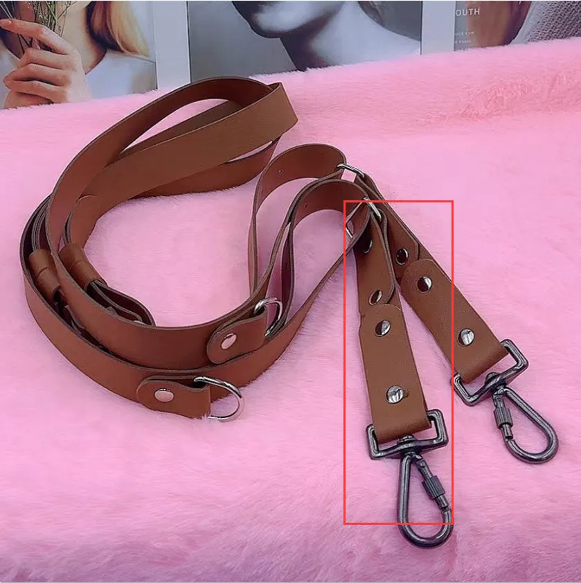Leather camera strap lanyard with pin buckle in multiple colour options including red and black