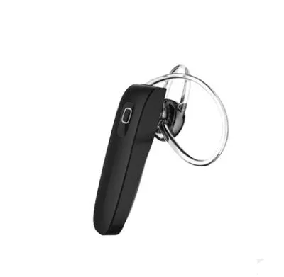 Universal mini Bluetooth headset in Black Gold with ear gel and ear hook