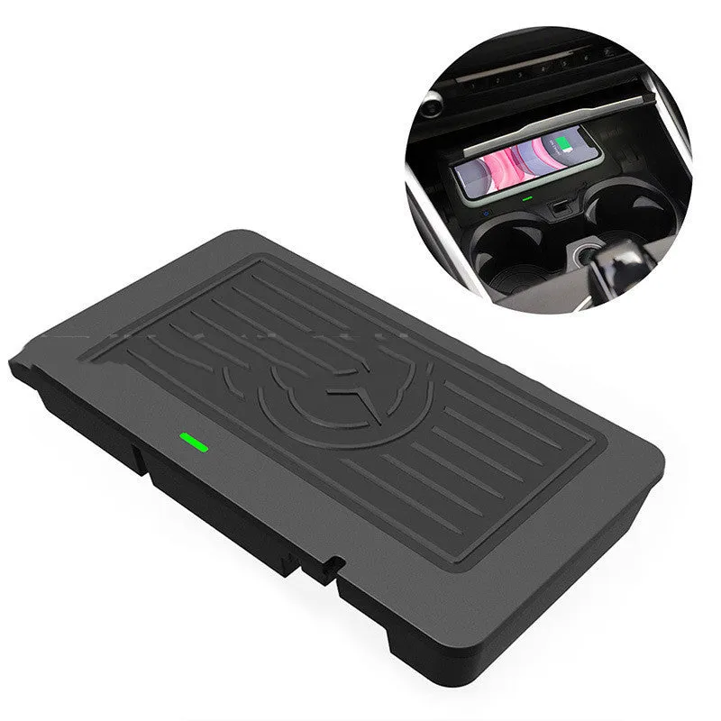 BMW X5 X6 special car wireless charger with Qi fast charge, ABS+PC construction