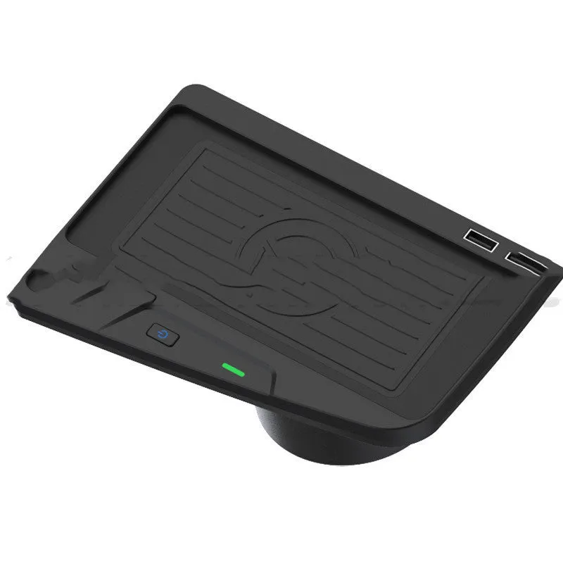 BMW X5 X6 special car wireless charger with Qi fast charge, ABS+PC construction